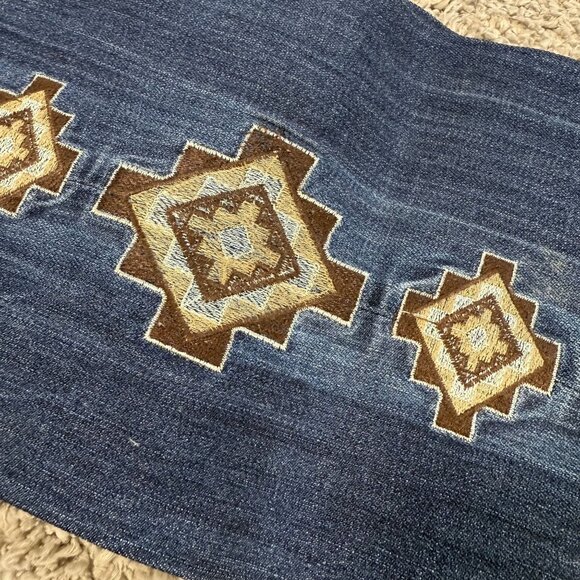 Cowgirl Tuff Embroidered Bozeman 29 X 37 Bootcut Flare Jeans Rodeo Western - Picture 7 of 8